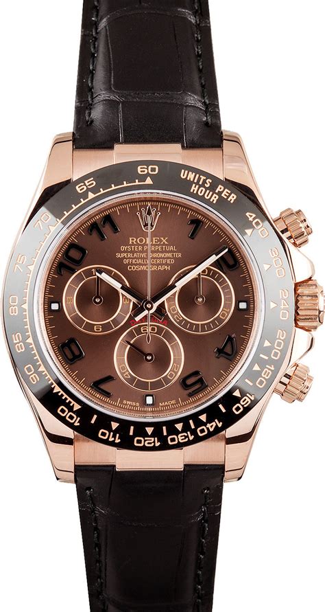 rolex daytona with leather strap